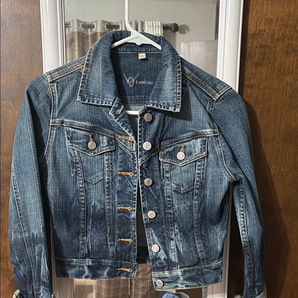 Bebe Classic Blue Denim Jacket